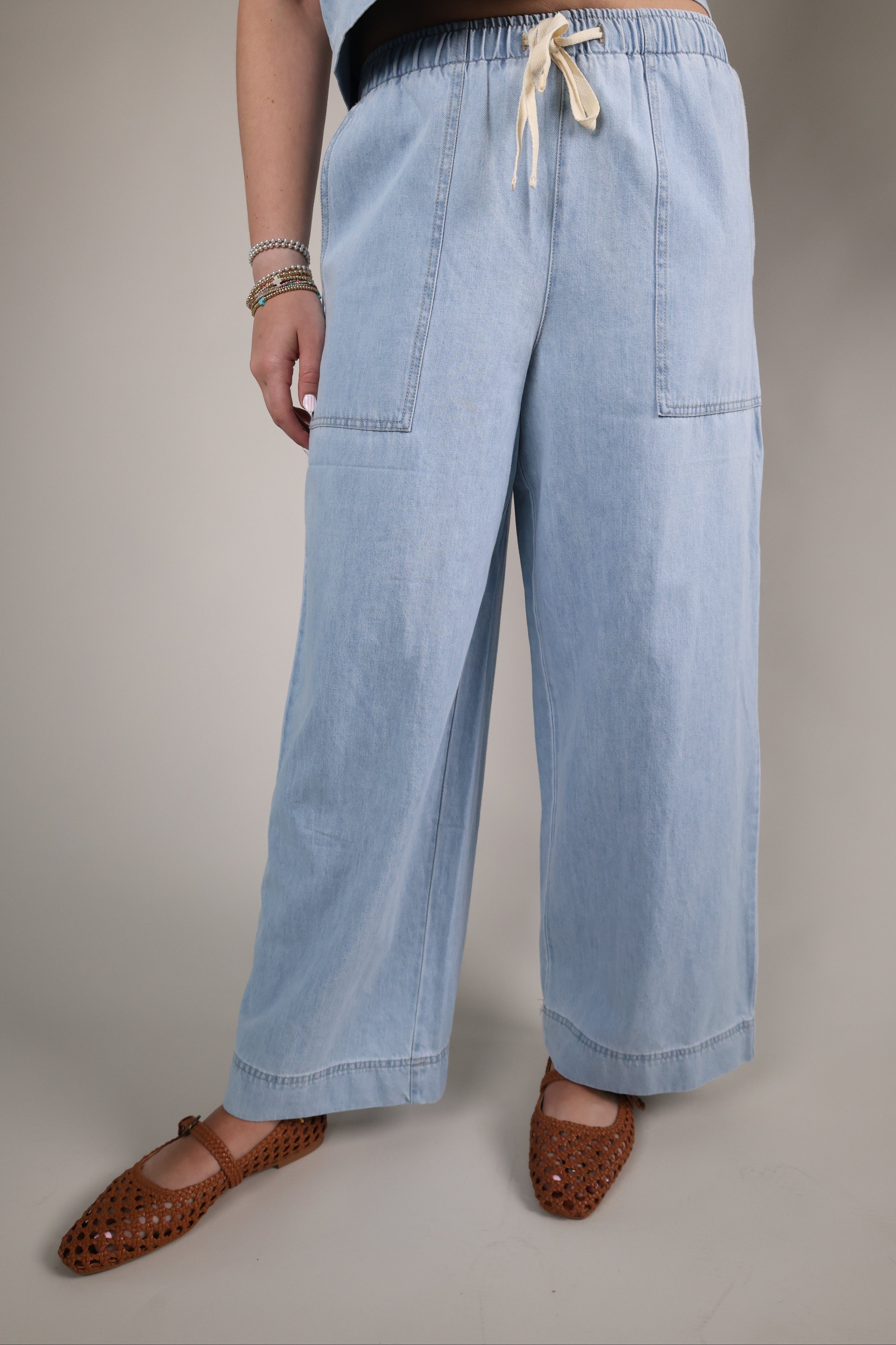 women’s high waisted denim utility pants casual everyday style