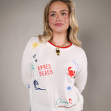 breathable cotton knit sweater women beach cover up sweater