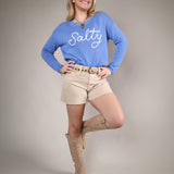 lightweight cotton salty sweater women beach summer knit relaxed fit