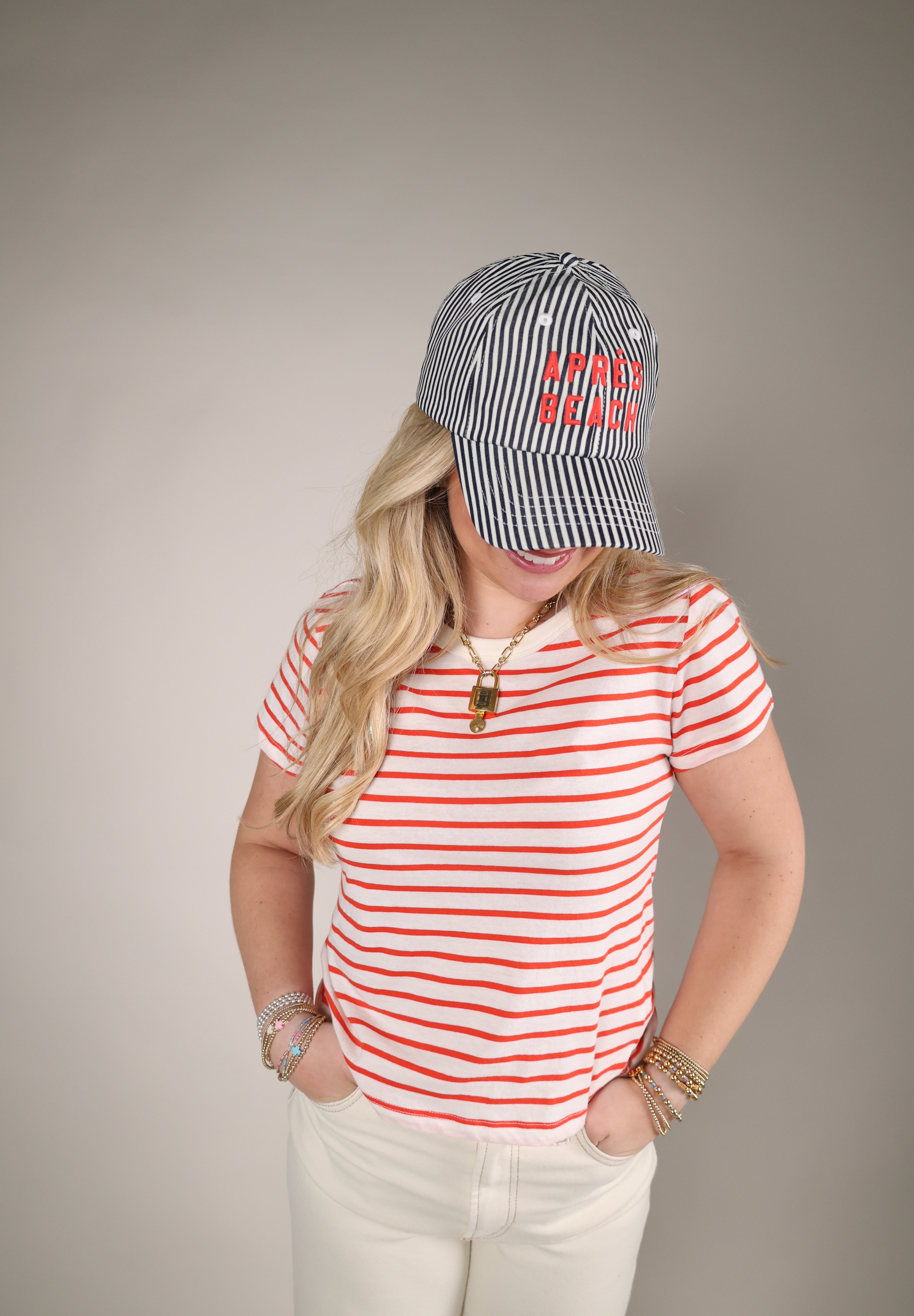 classic striped t shirt women lightweight cotton casual everyday wear