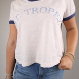 St Tropez rugby tee Shear Boutique spring 2026 striped long sleeve top relaxed casual style