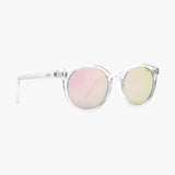 HERON CLEAR BLUSH - POLARIZED - WHOLESALE: Clear / Gloss / Blush Mirror