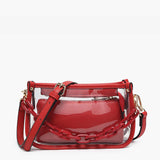 Jessica Stadium Clear Crossbody Bag – Chain Strap