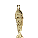 Gold Fish Scarf Charm- Fish Charm