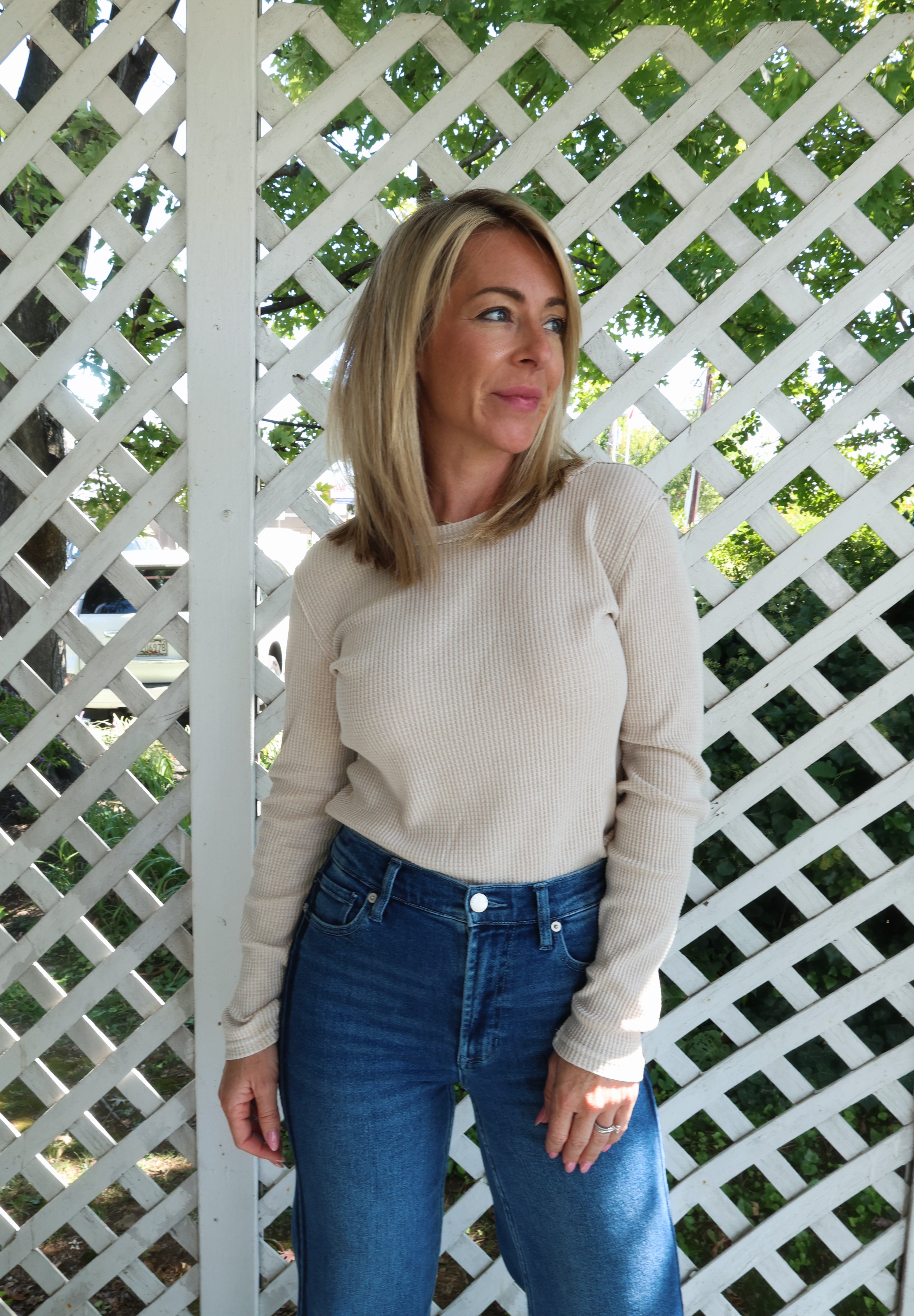 Arlet Mini Thermal Top for women in a fitted long sleeve silhouette