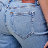 Vintage Wash Stretch Mid Rise Classic Straight