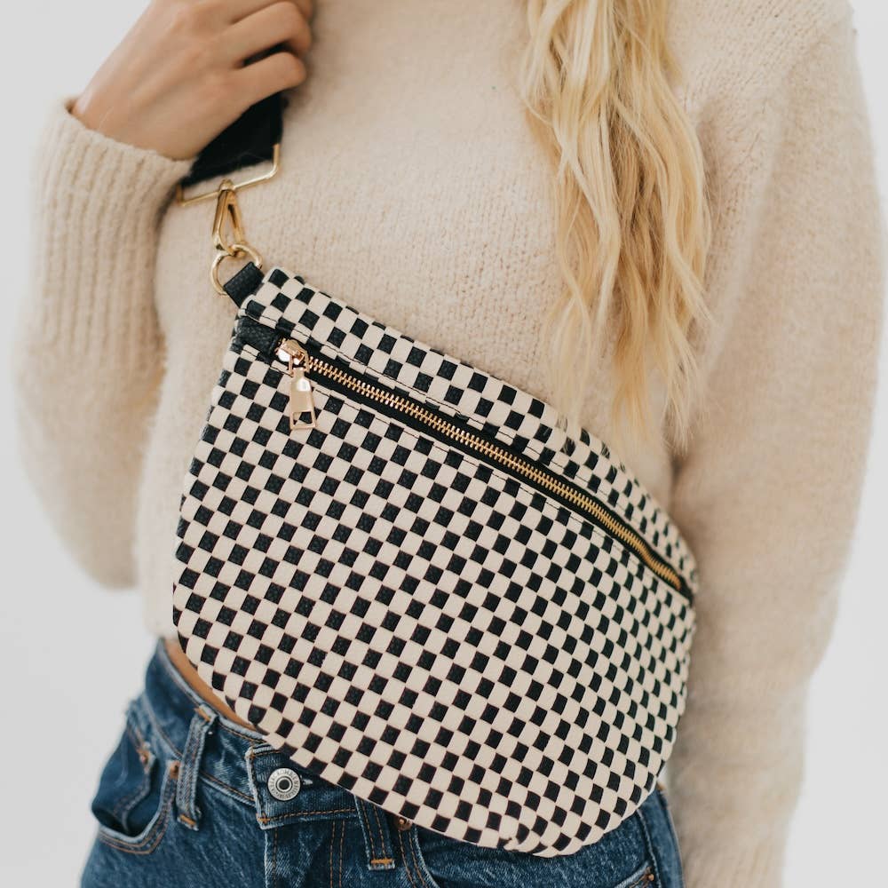 crossbody checkered bag 