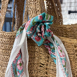 Coastal Bloom Hair Scarf