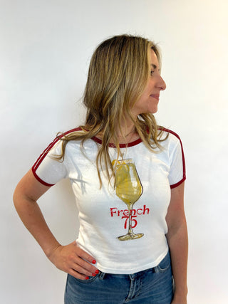 French 75 Baby Tee