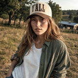 Y’all Trucker Hat: Brown