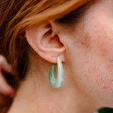 Julie Hoops - Sage // Spring, Summer Jewelry, Earrings