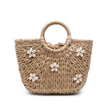 Handwoven raffia-look Coast Tote from Shear Boutique