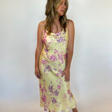 Elyria Satin Midi Dress