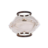 Scarlett Evening Bag: Ivory Multi