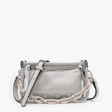 Jessica Stadium Clear Crossbody Bag – Chain Strap
