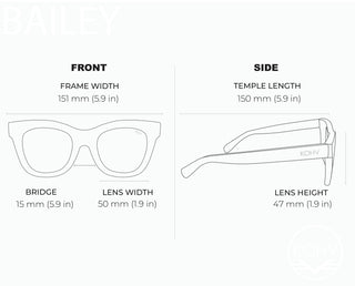 BAILEY AMBER TORTOISE Polarized Oversized Square Sunglasses