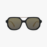 LUNA BRONZE Polarized Square Designer Fashion Sunglasses