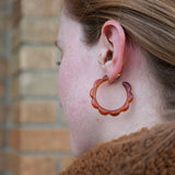 Scarlett Hoops - Amber