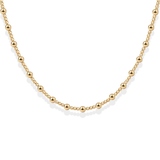 Angelina | Gold Filled Beaded Necklace: Gold Filled