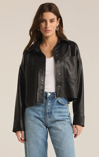 All day Faux Leather Jacket