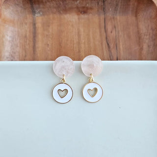 Amora Heart Earrings