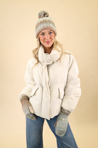 Free People Rainbow Run Hat & Gloves