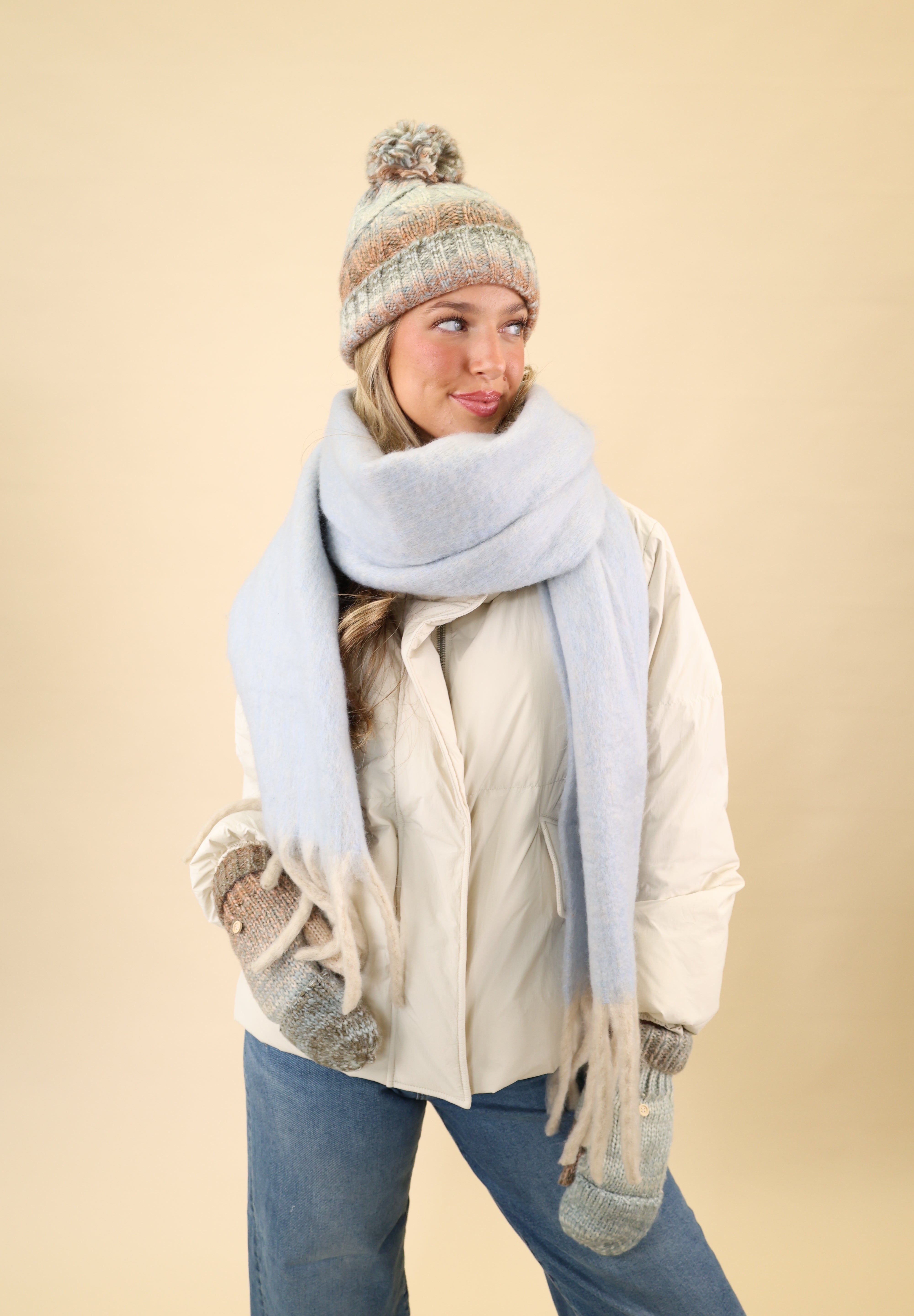 Pistola Donovan jacket crafted in white nylon with a padded puffer look, discreet zipper closure, and pockets.