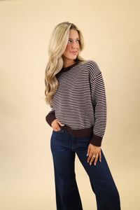 Aura Relaxed Crew Neck Sweater