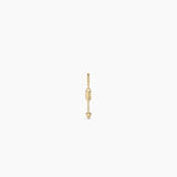 Gorjana Arrow Parker Charm — 18k gold-plated arrow charm with hinge closure for easy styling; 1 1/8” drop and ⅛” x 11/16” size, adding a modern, personal touch to any chain or bracelet.