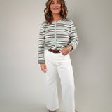 Medina Stripe Cardigan