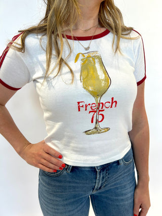 French 75 Baby Tee