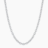 Crew Mini Link Necklace - Silver