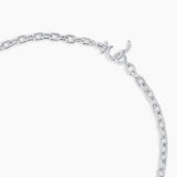 Crew Mini Link Necklace - Silver