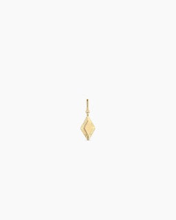 Gorjana Diamond Parker Charm — elegant 18k gold-plated charm with hinge closure for easy styling; measures 1 1/8” drop and ⅜” x ⅝”, a timeless addition to any chain or bracelet.