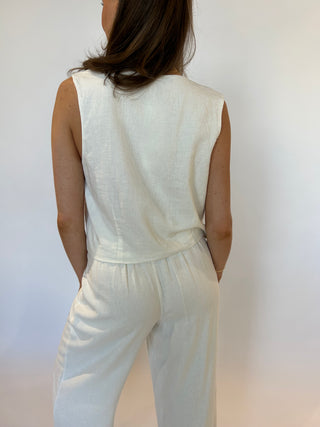 Marta Linen Vest