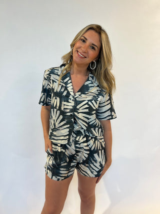 Sandra Top - Black + White