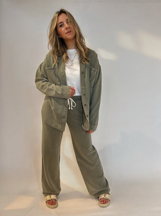 All Day Knit Jacket - Hunter Green
