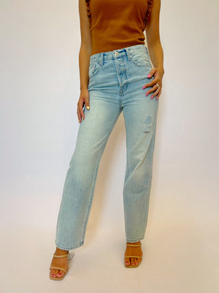 Cassie High Rise Straight - Sunset Vintage