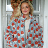 Posie Floral Sherpa Jacket