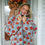 Posie Floral Sherpa Jacket