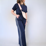Z Supply Harbor Top designed in buttery modal fleece with short sleeves and an easy everyday fit