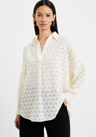 Geo Burnout Popover Shirt