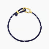 Link Paracord Bracelet - Blue / Gold