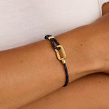 Link Paracord Bracelet - Blue / Gold
