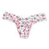 Candy Cane Printed Original Rise Thong