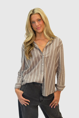 Seaport Striped Poplin Shirt