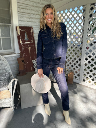 Pistola Bri Ankle High Rise Slim Straight Jeans — clean, classic ankle-length denim with a flattering, easy-to-wear fit.