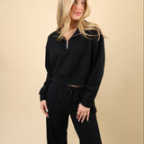 Downtown Half Zip Sweatshirt