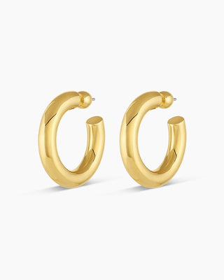 Lou Statement Hoops - Gold