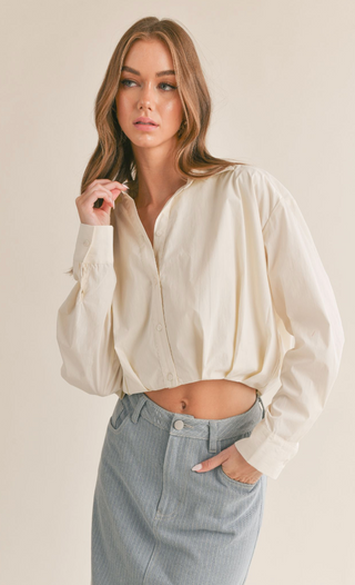 Love Story Pleated Shirt